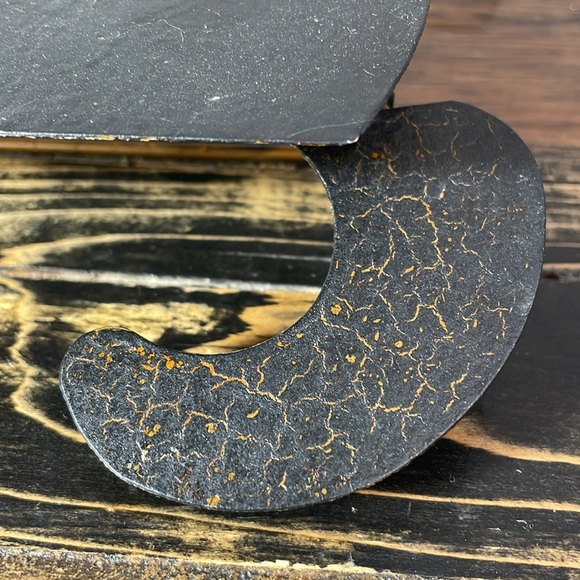 Unique and adorable metal cat clock artisan hand crafted with moving tail! - Picture 13 of 17